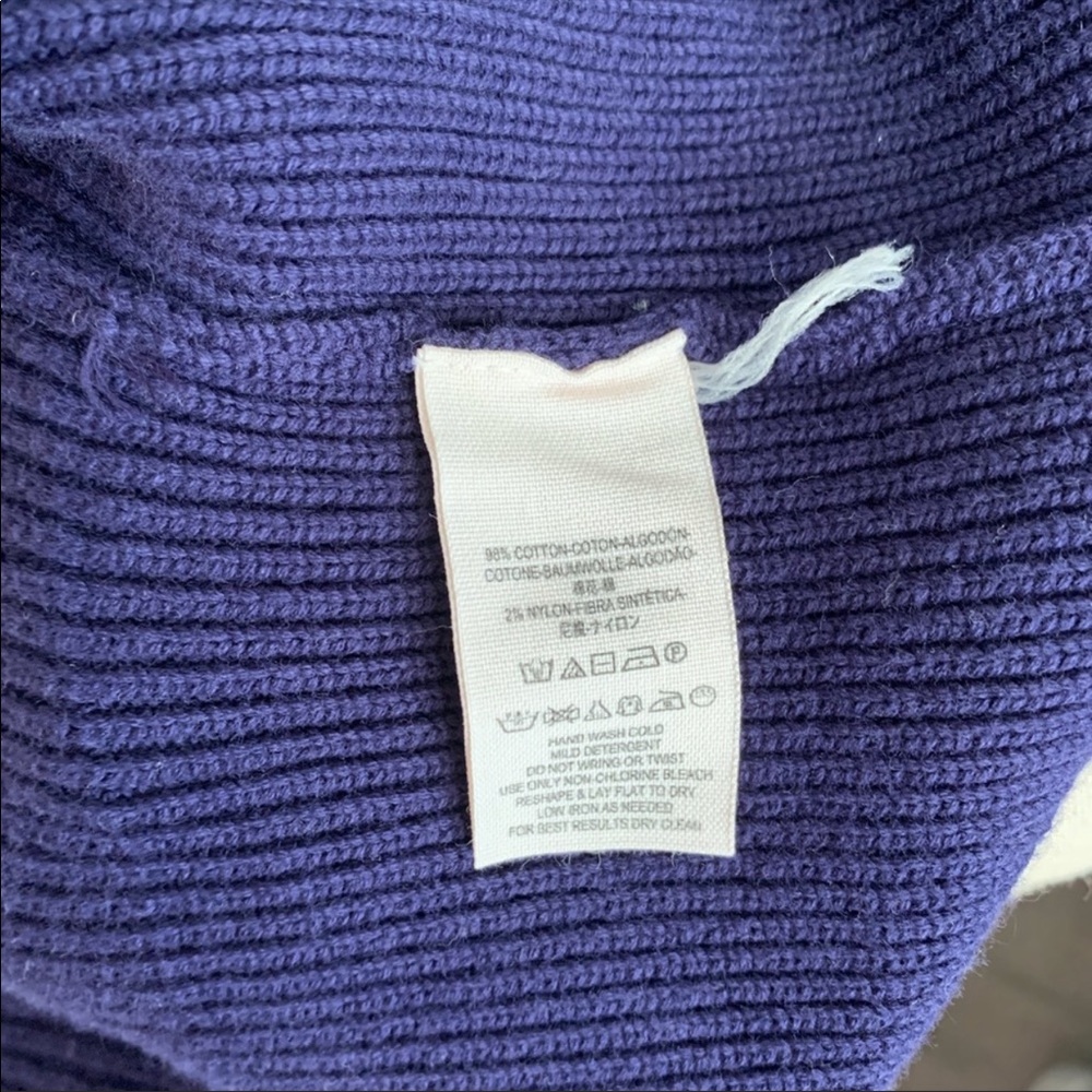 Free People Navy Blue Ribbed Sweater - Picture 6 of 6